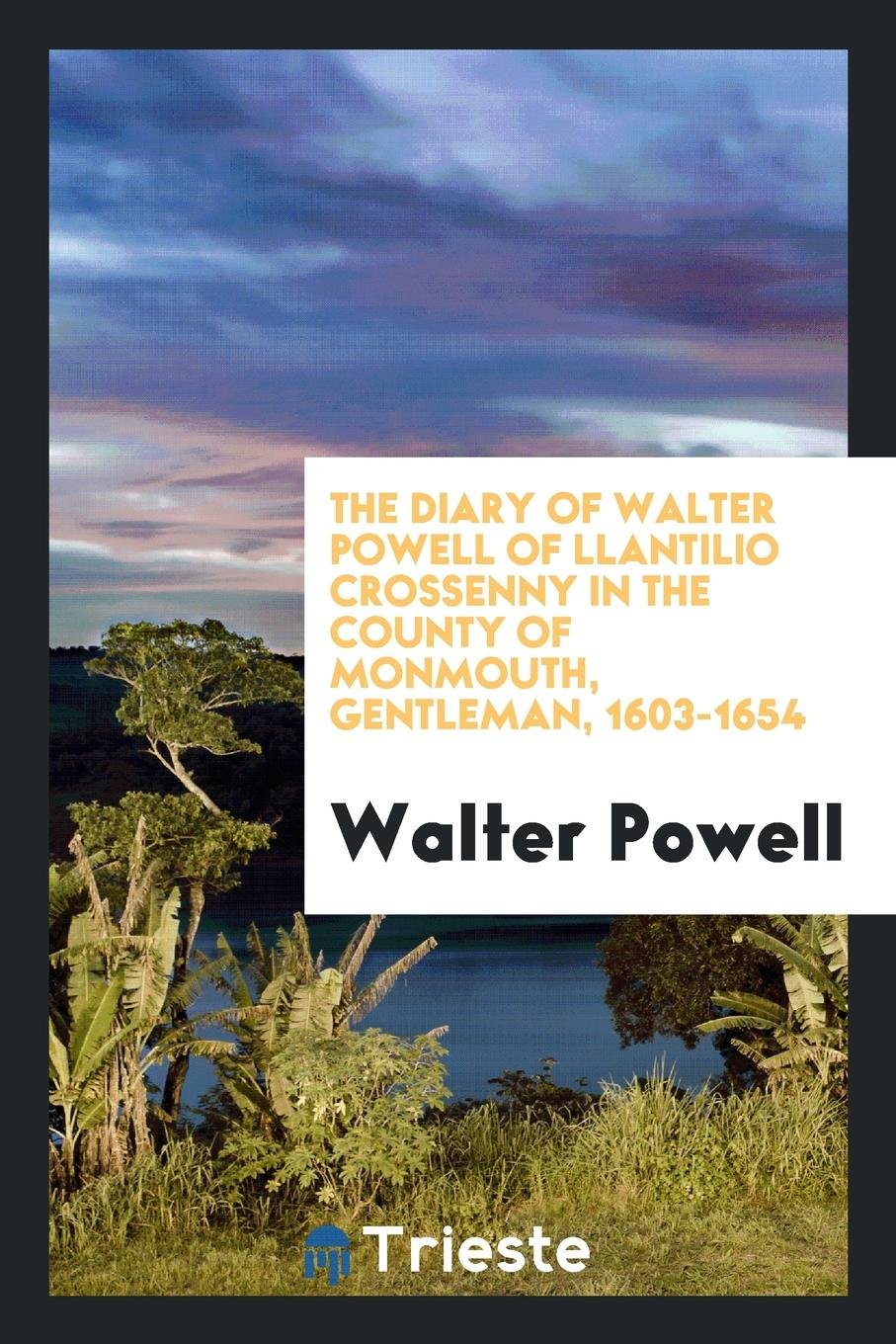 The Diary of Walter Powell of Llantilio Crossenny in the County of Monmouth, Gentleman, 1603-1654 Contemporary literature Books