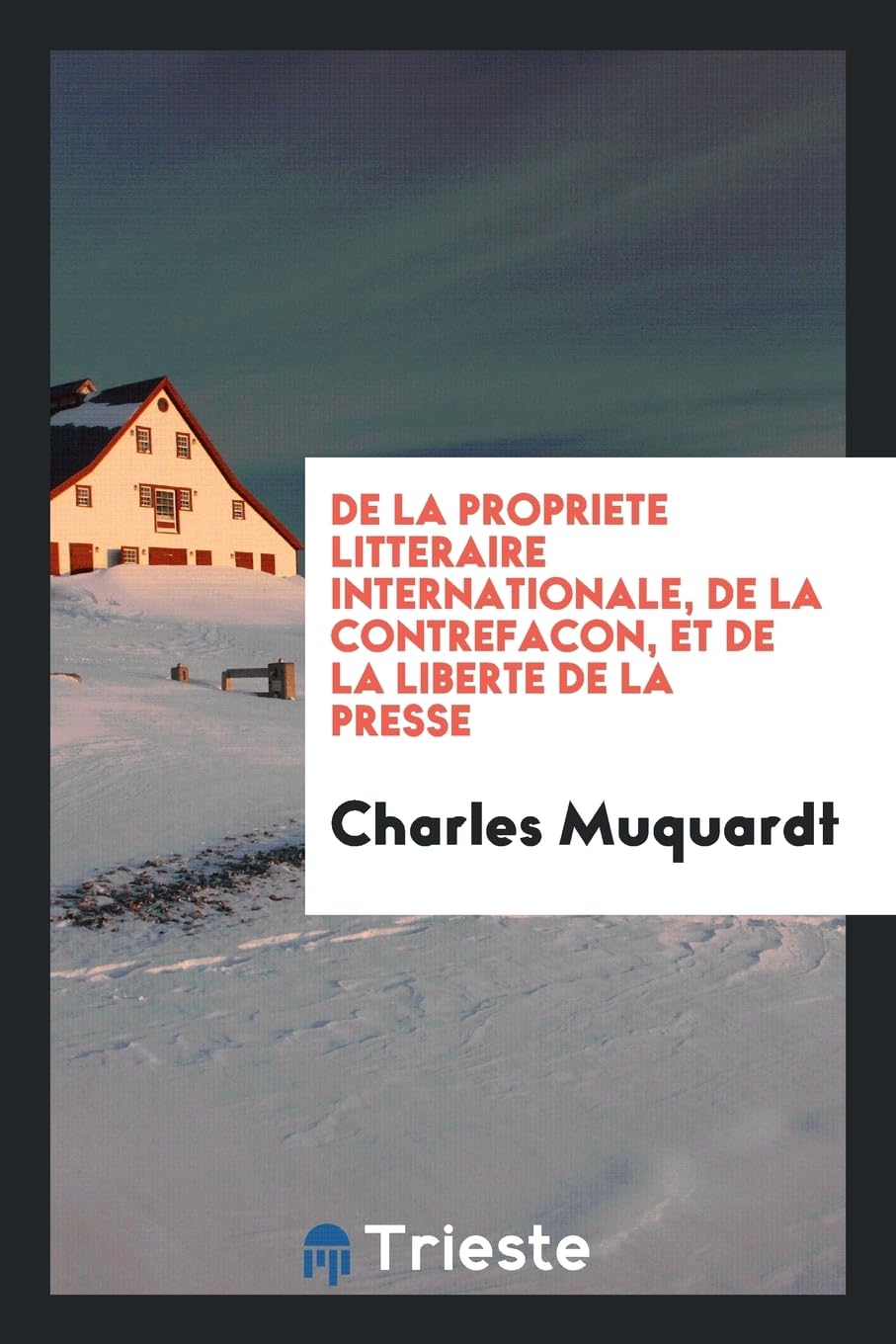 de la Propriete Litteraire Internationale, de la Contrefacon, Et de la Liberte de la Presse Contemporary literature