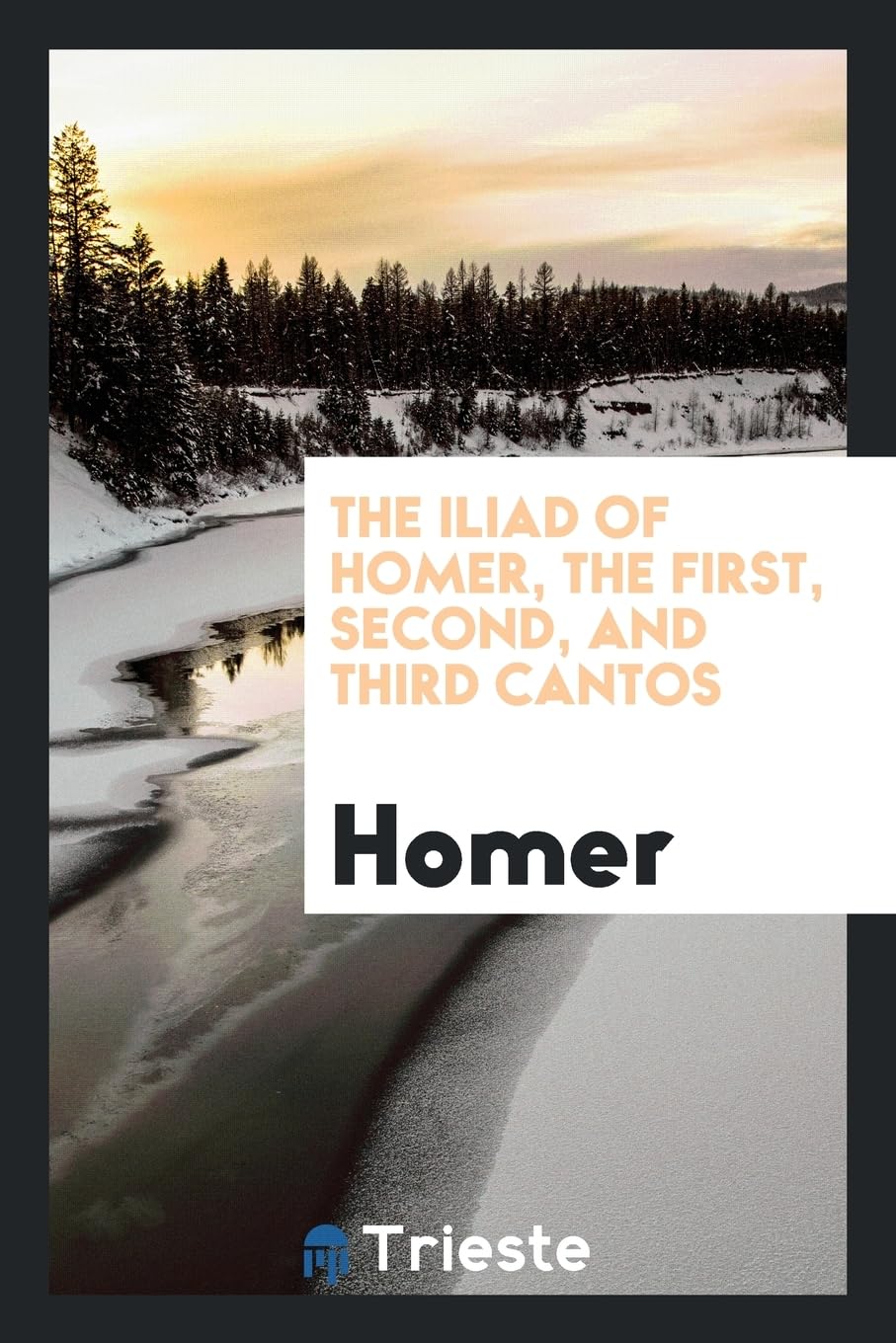The Iliad of Homer, the First, Second, and Third Cantos Politics & History