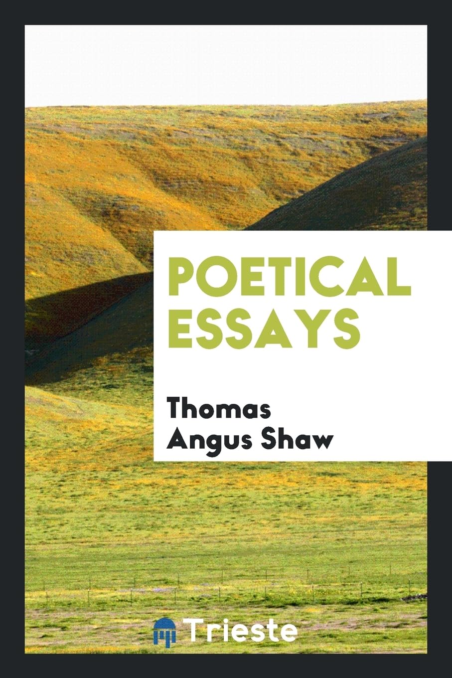 Poetical Essays Books