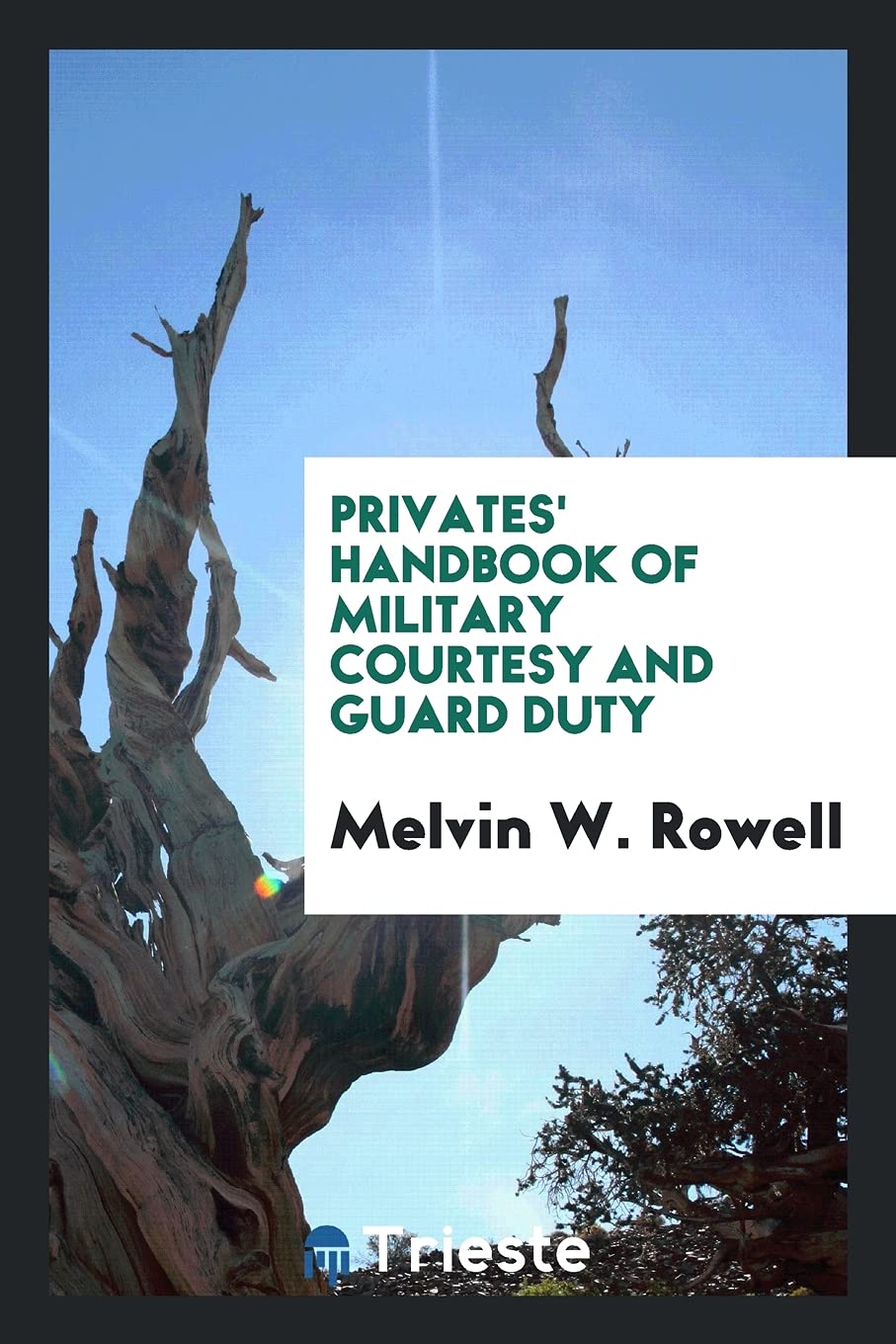 Privates' Handbook of Military Courtesy and Guard Duty Politics & History