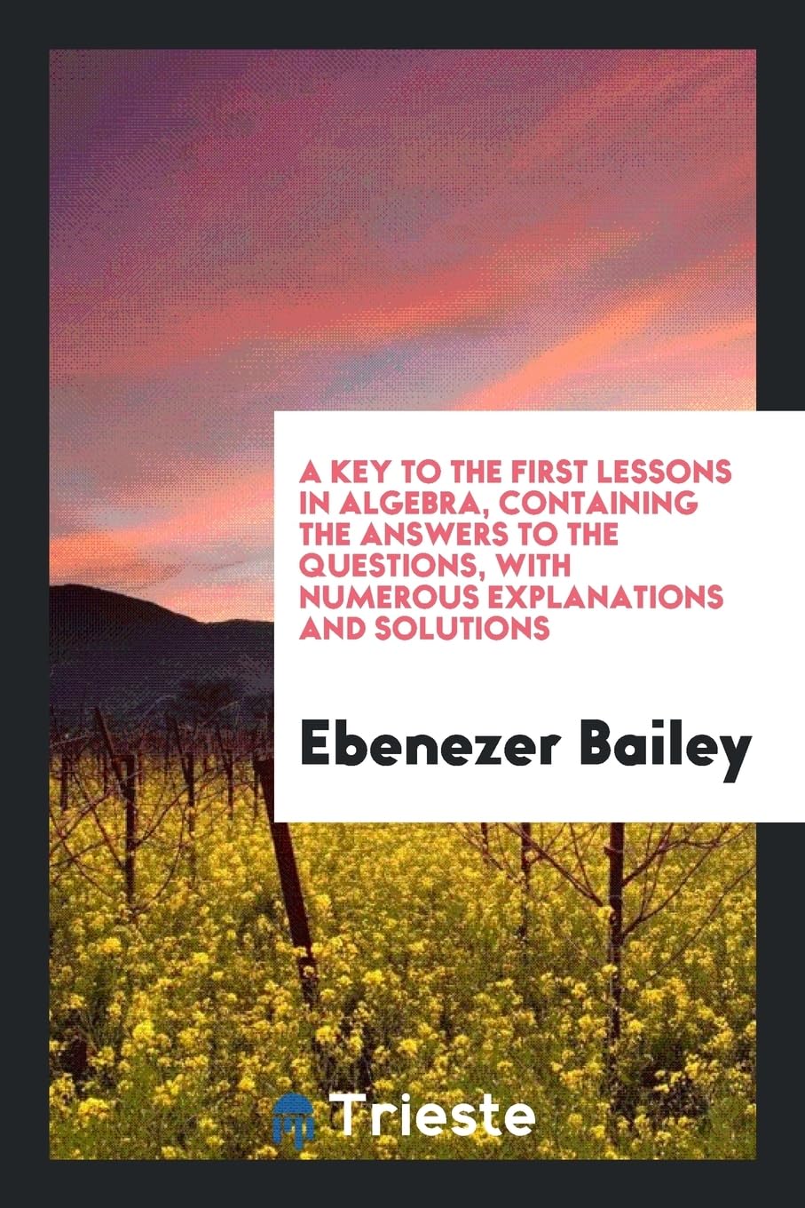 A Key to the First Lessons in Algebra, Containing the Answers to the Questions, with Numerous Explanations and Solutions Politics & History