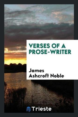 Verses of a Prose-Writer Social Sciences