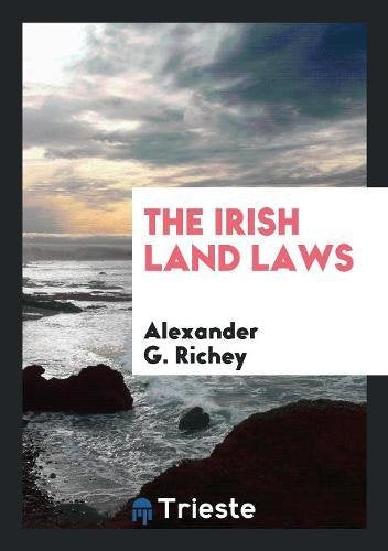 The Irish Land Laws Social Sciences
