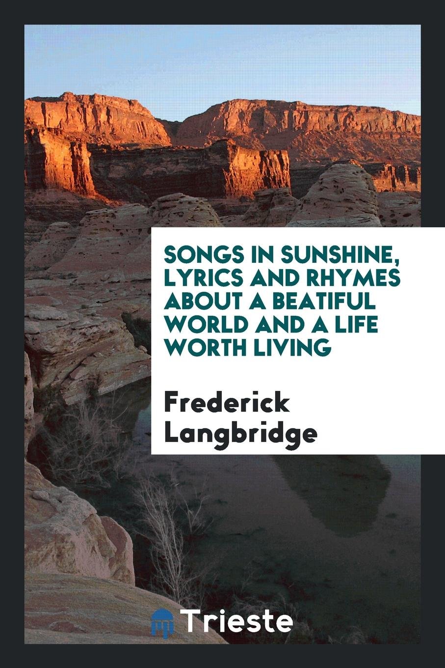 Songs in Sunshine, Lyrics and Rhymes Social Sciences