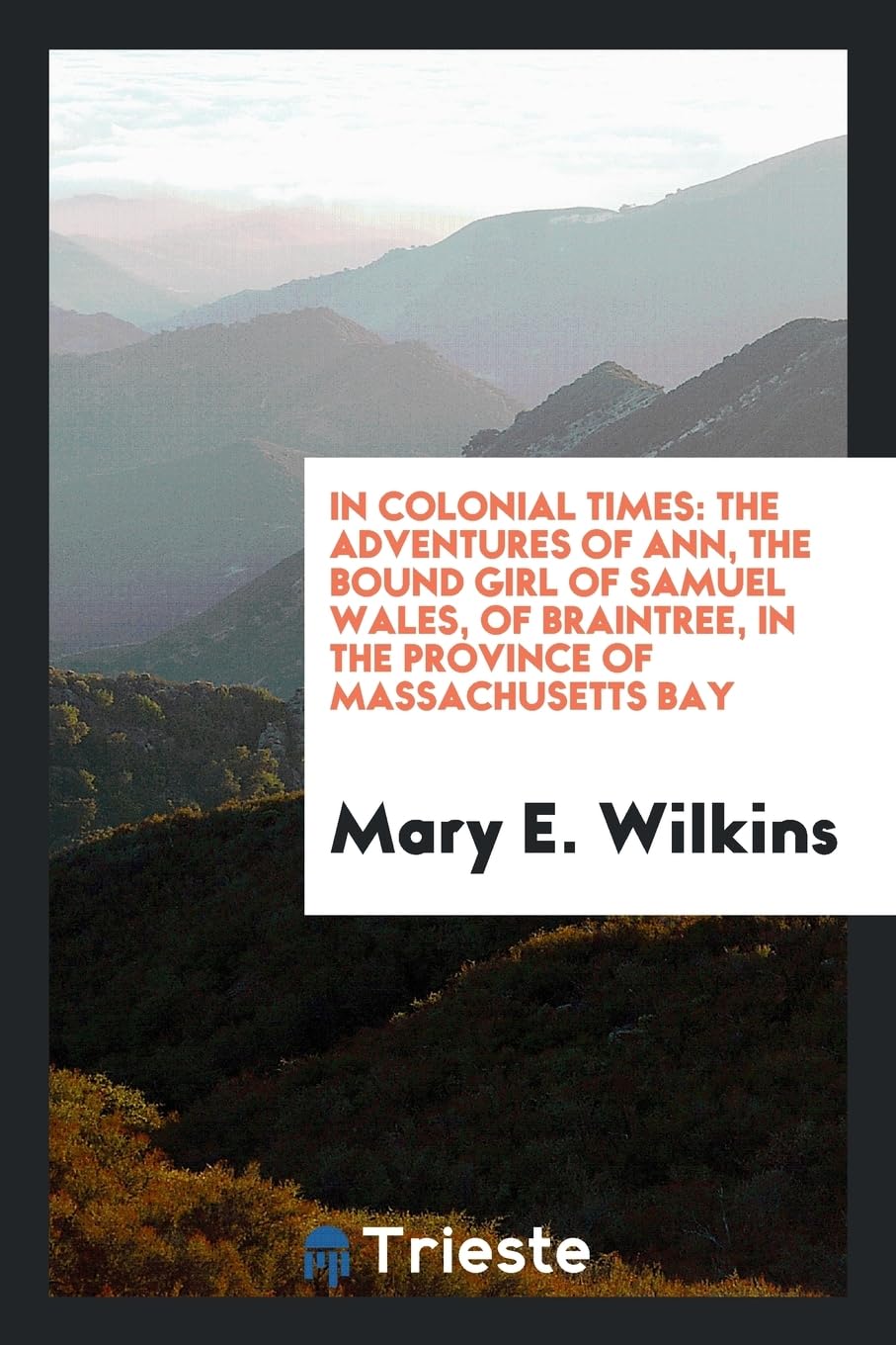 In Colonial Times: The Adventures of Ann, the Bound Girl of Samuel Wales, of Braintree, in the Province of Massachusetts Bay Books