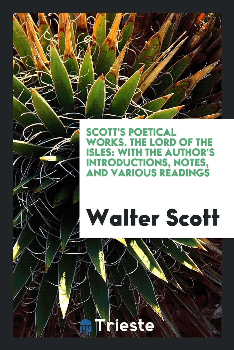 Scott's Poetical Works. the Lord of the Isles: With the Author's Introductions, Notes, and Various Readings Social Sciences