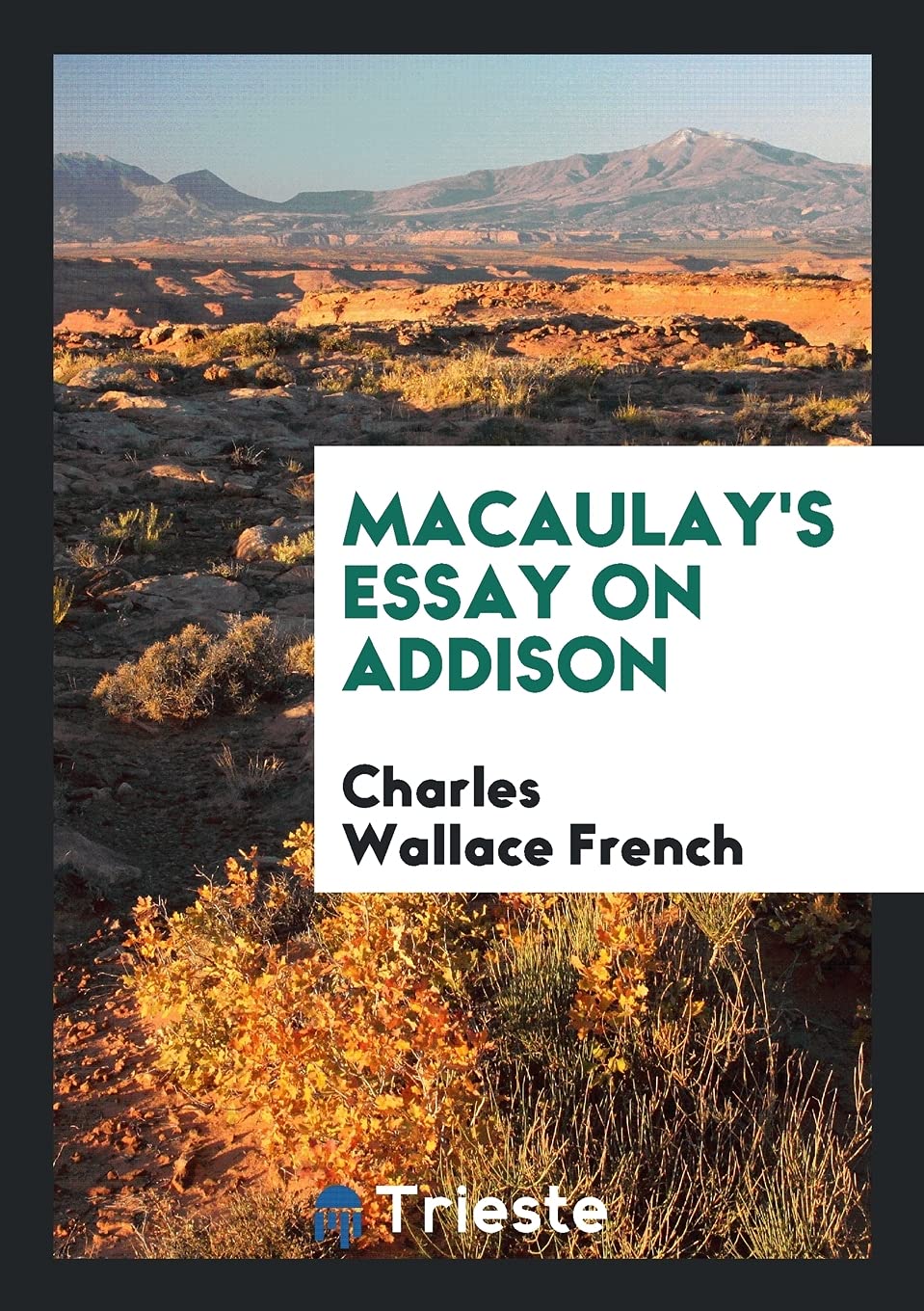 Macaulay's Essay on Addison Books