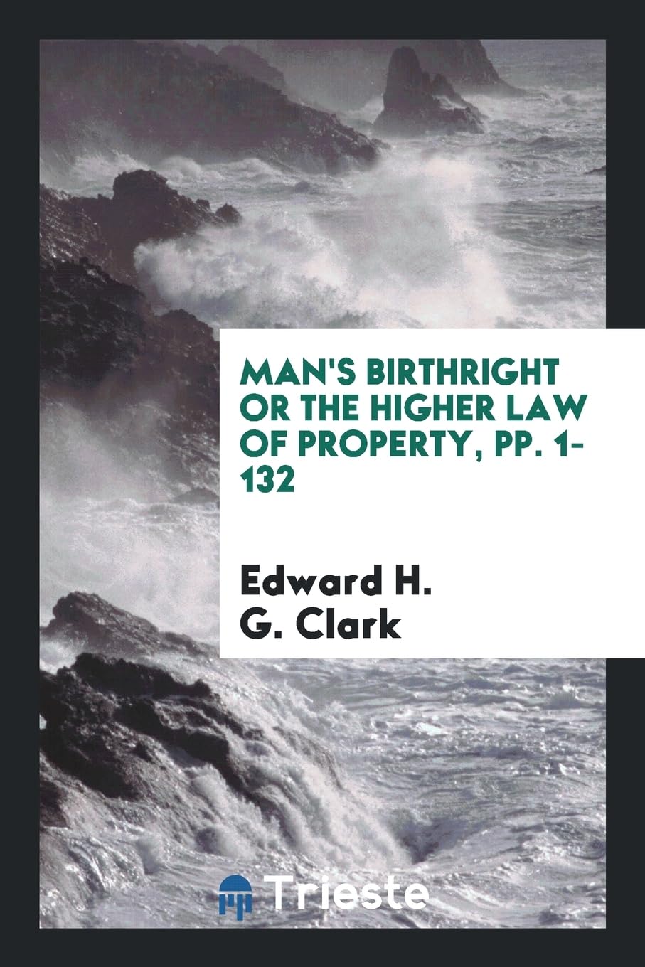 Man's Birthright or the Higher Law of Property, Pp. 1-132 Books