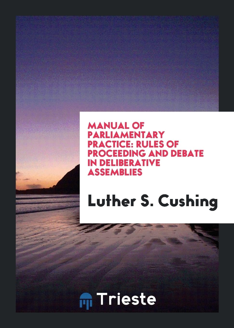 Manual of Parliamentary Practice: Rules of Proceeding and Debate in Deliberative Assemblies Contemporary literature