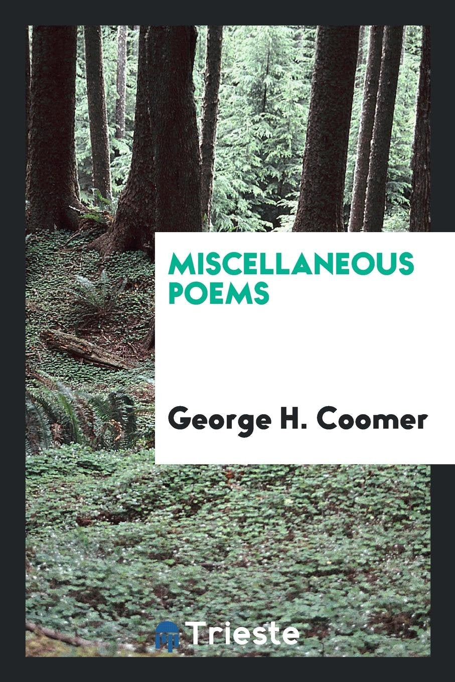 Product Image: Miscellaneous Poems