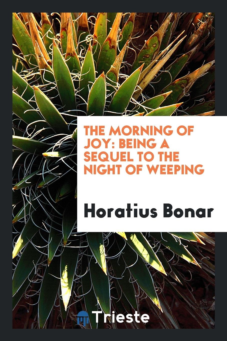 The Morning of Joy: Being a Sequel to the Night of Weeping Contemporary literature