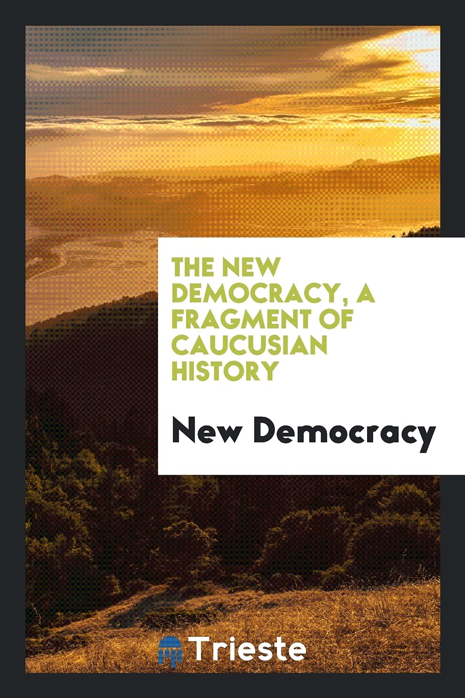 The New Democracy, a Fragment of Caucusian History Books