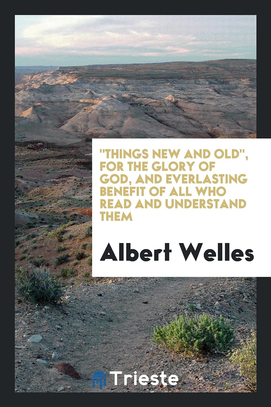Things New and Old, for the Glory of God, and Everlasting Benefit of All Who Read and Understand Them Social Sciences