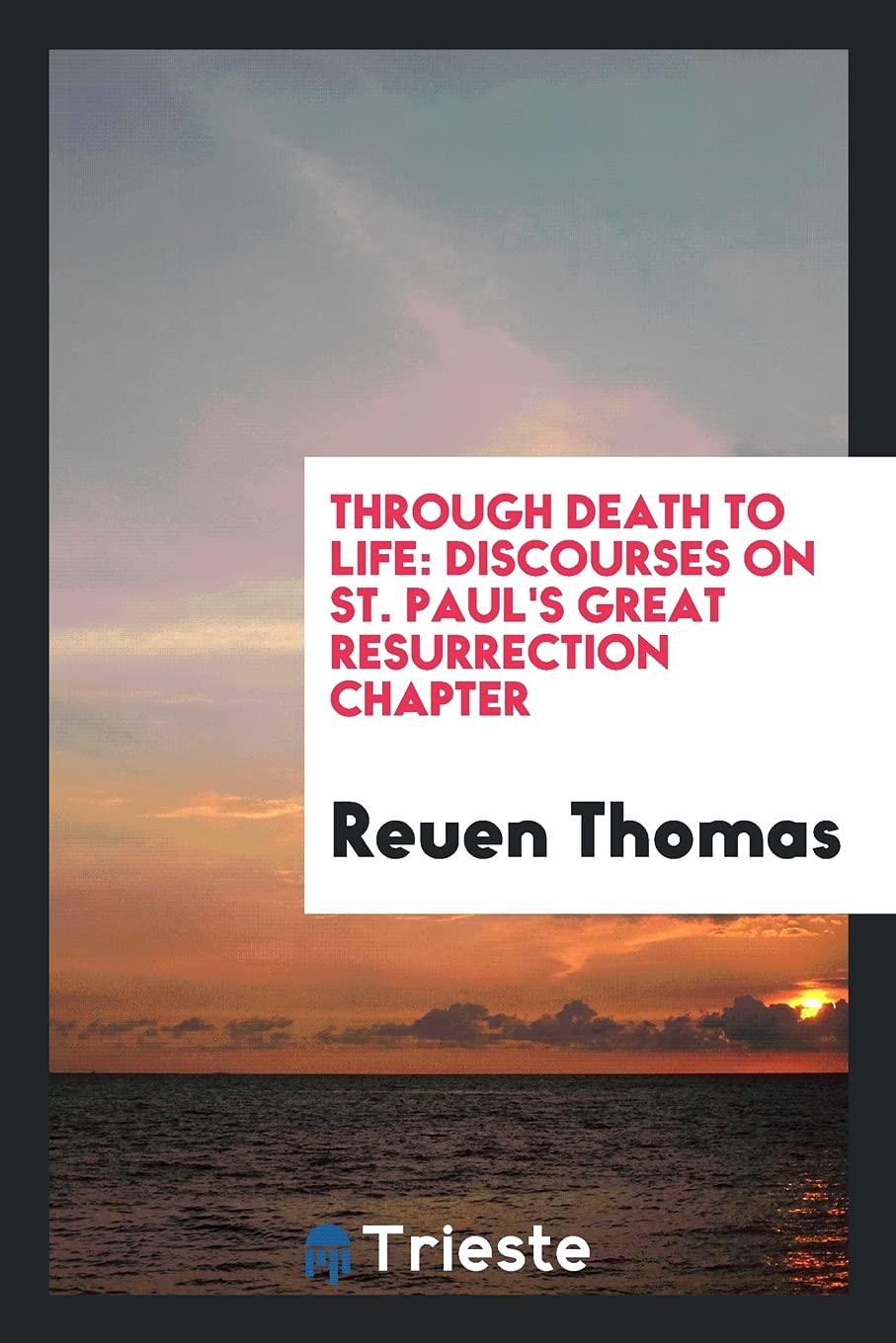 Through Death to Life: Discourses on St. Paul's Great Resurrection Chapter Social Sciences