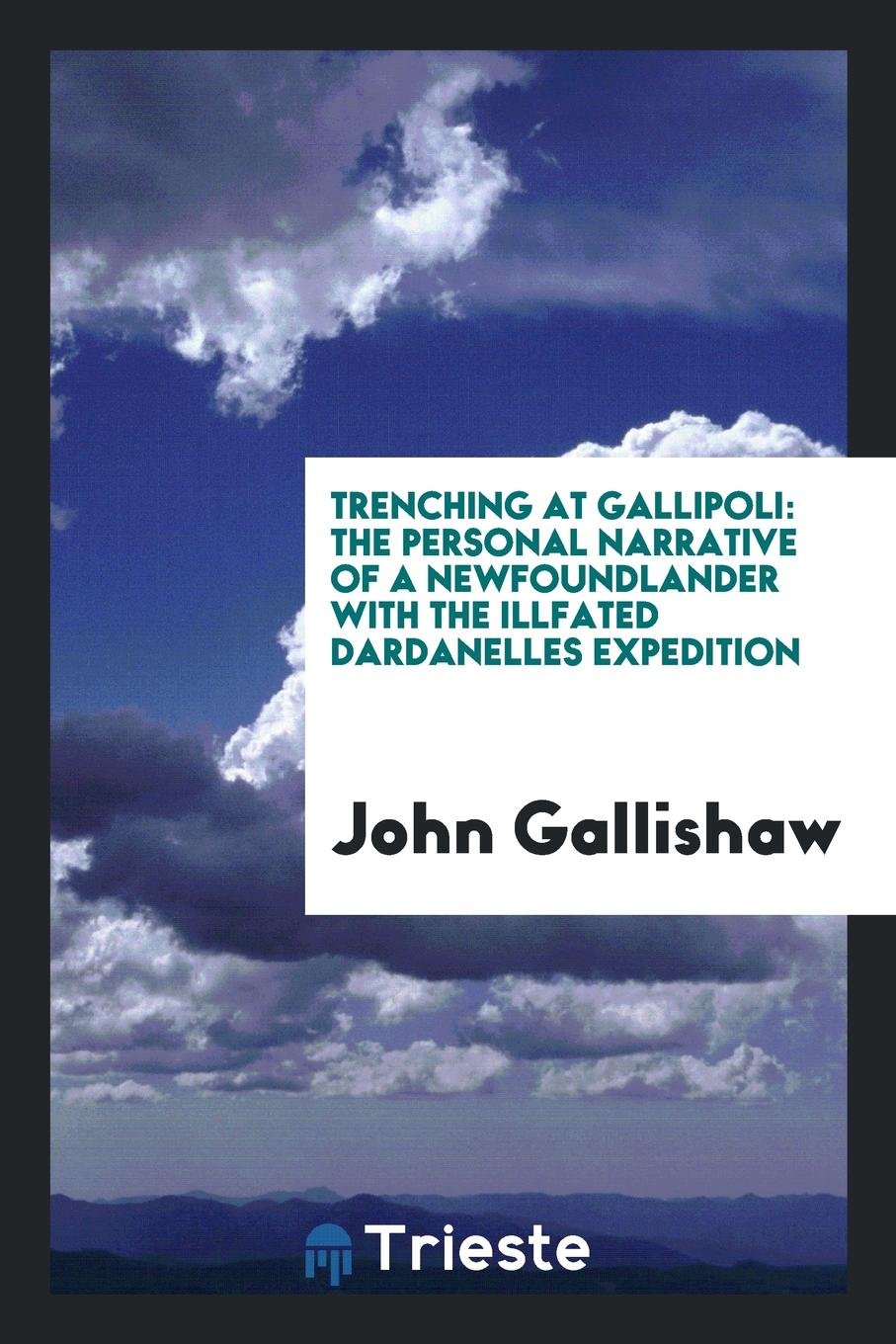 Trenching at Gallipoli: The Personal Narrative of a Newfoundlander with the ... Politics & Society