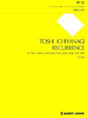 Recurrence: Flöte, Klarinette, Schlagzeug, Harfe, Klavier, Violine und Violoncello. Partitur. Sheet Music