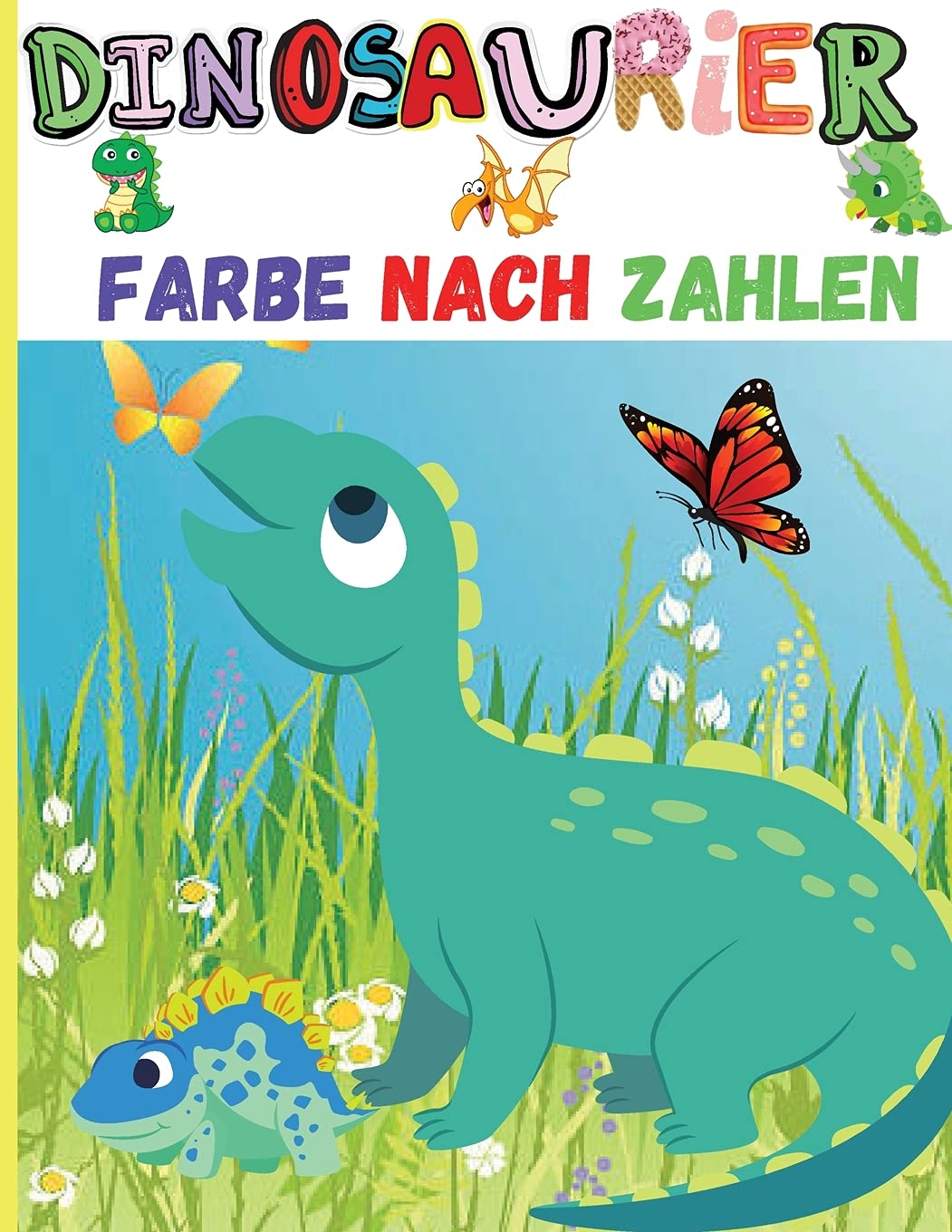 Dinosaurier Farbe Nach Zahlen: Erstaunliche Färbung & Aktivitätsbuch für Vorschulkinder, Jungen und Mädchen Farbe nach Zahlen mit bezauberndem Design ... Zeichen- und Aktivitätsbuch für Kinder Non-fiction