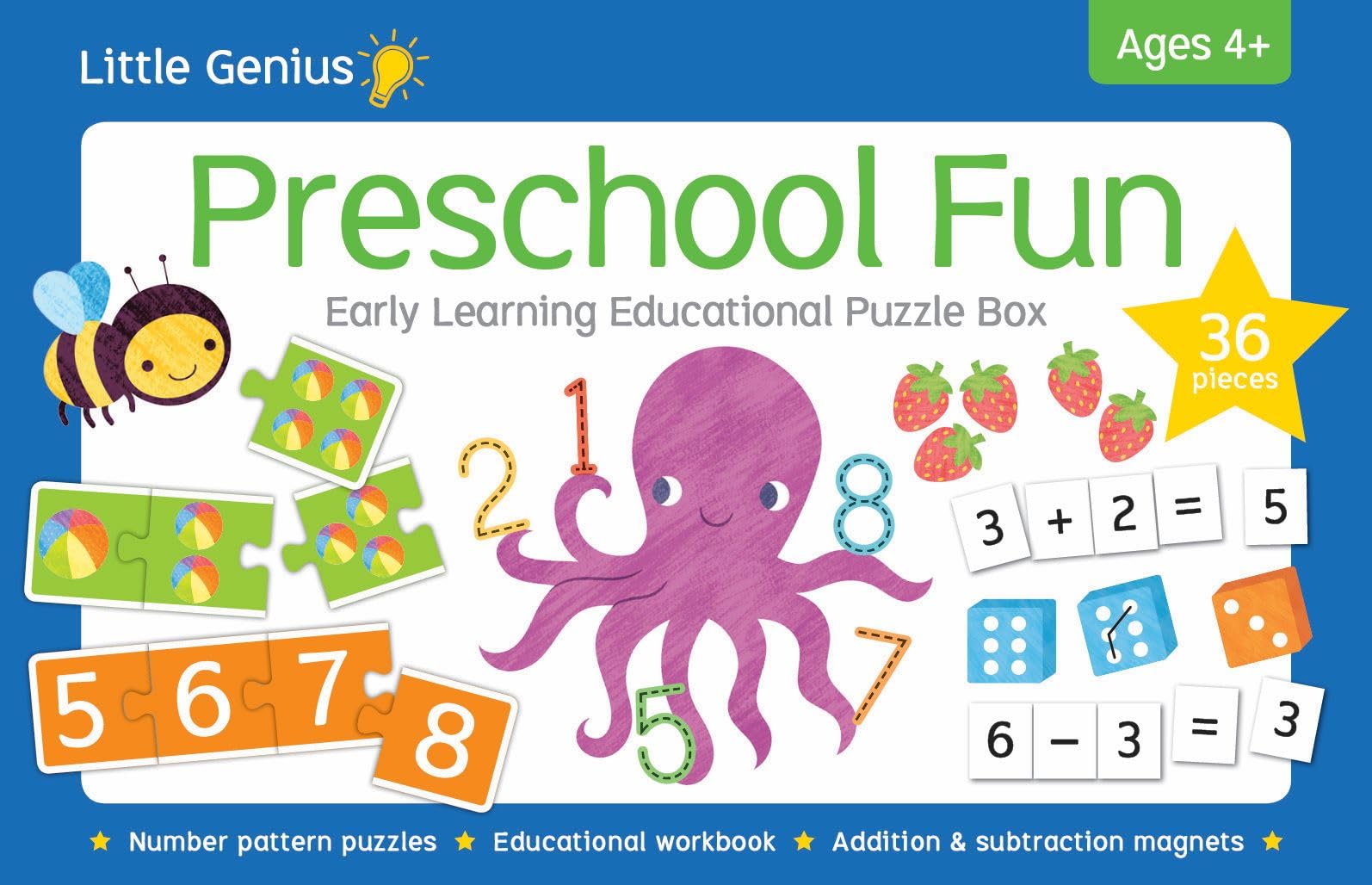 Lg Puzzle Box Preschool Fun (Little Genius) book