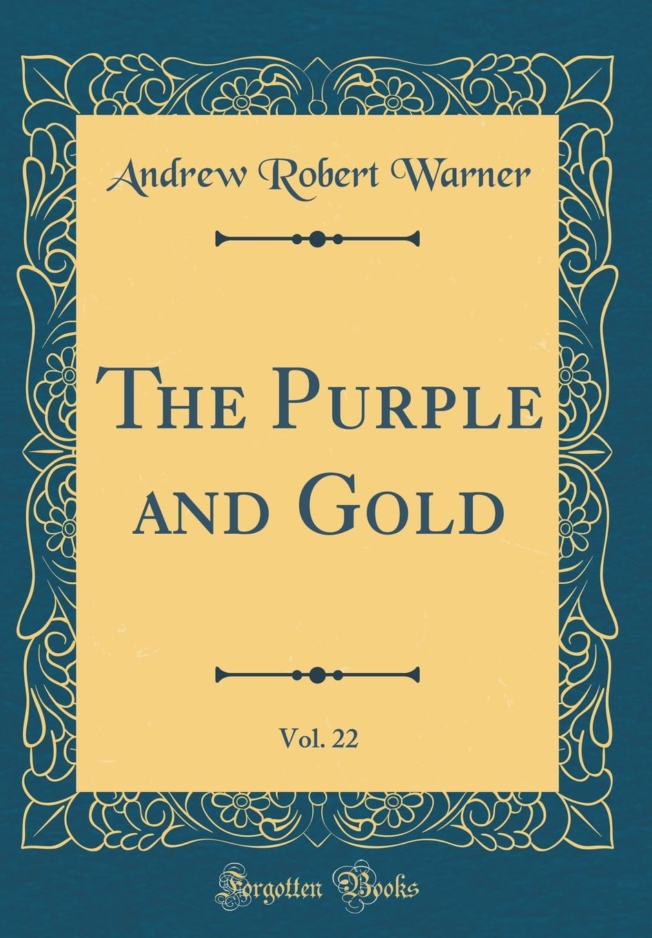 The Purple and Gold, Vol. 22 (Classic Reprint) Reference Books