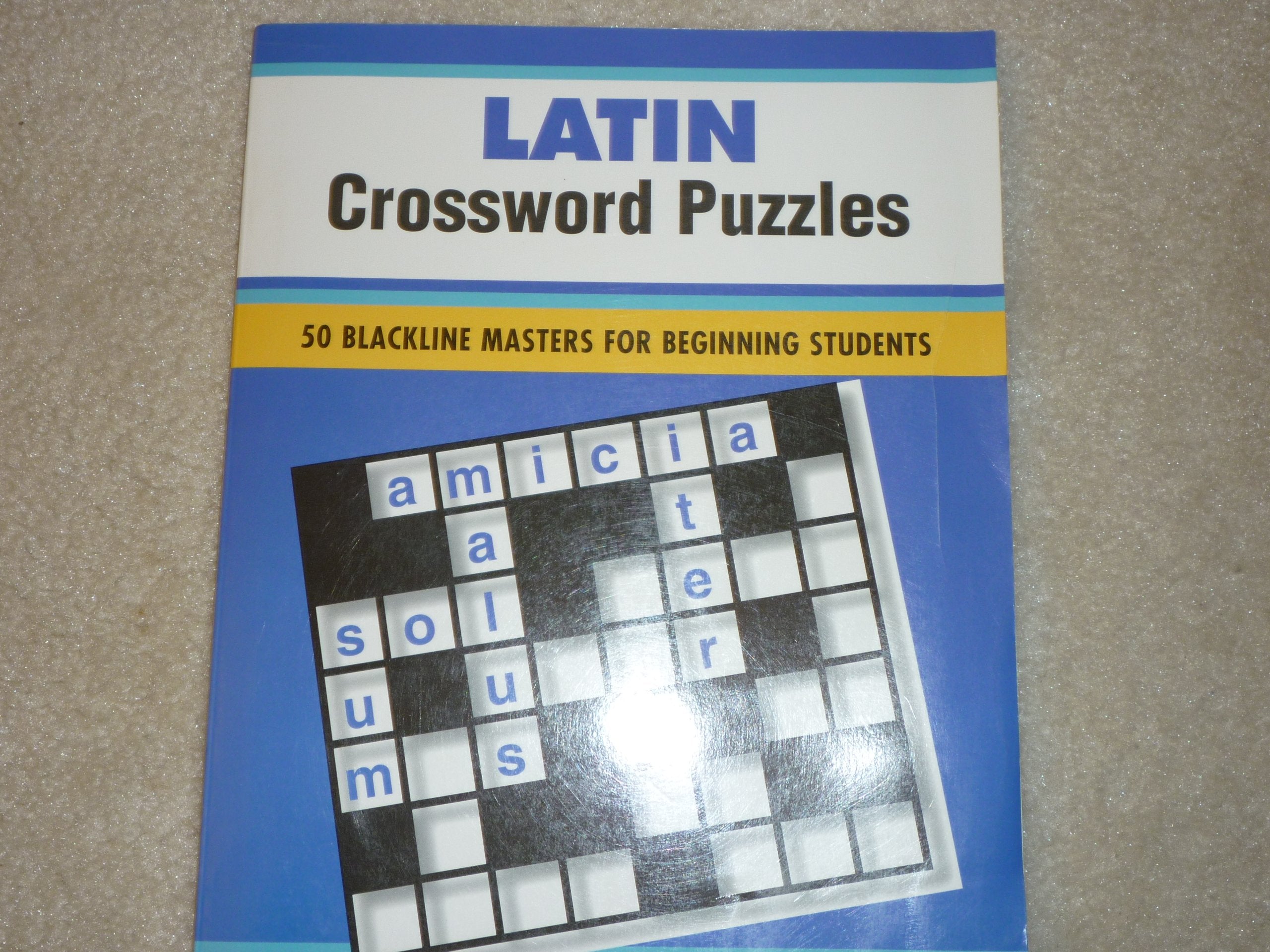 Product Image: Latin Crossword Puzzles (NTC: FOREIGN LANGUAGE MISC)