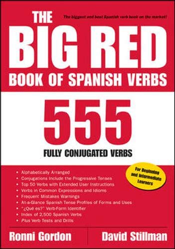 The Big Red Book of Spanish Verbs: 555 Fully Conjugated Verbs Foreign Languages ​​& Dictionaries