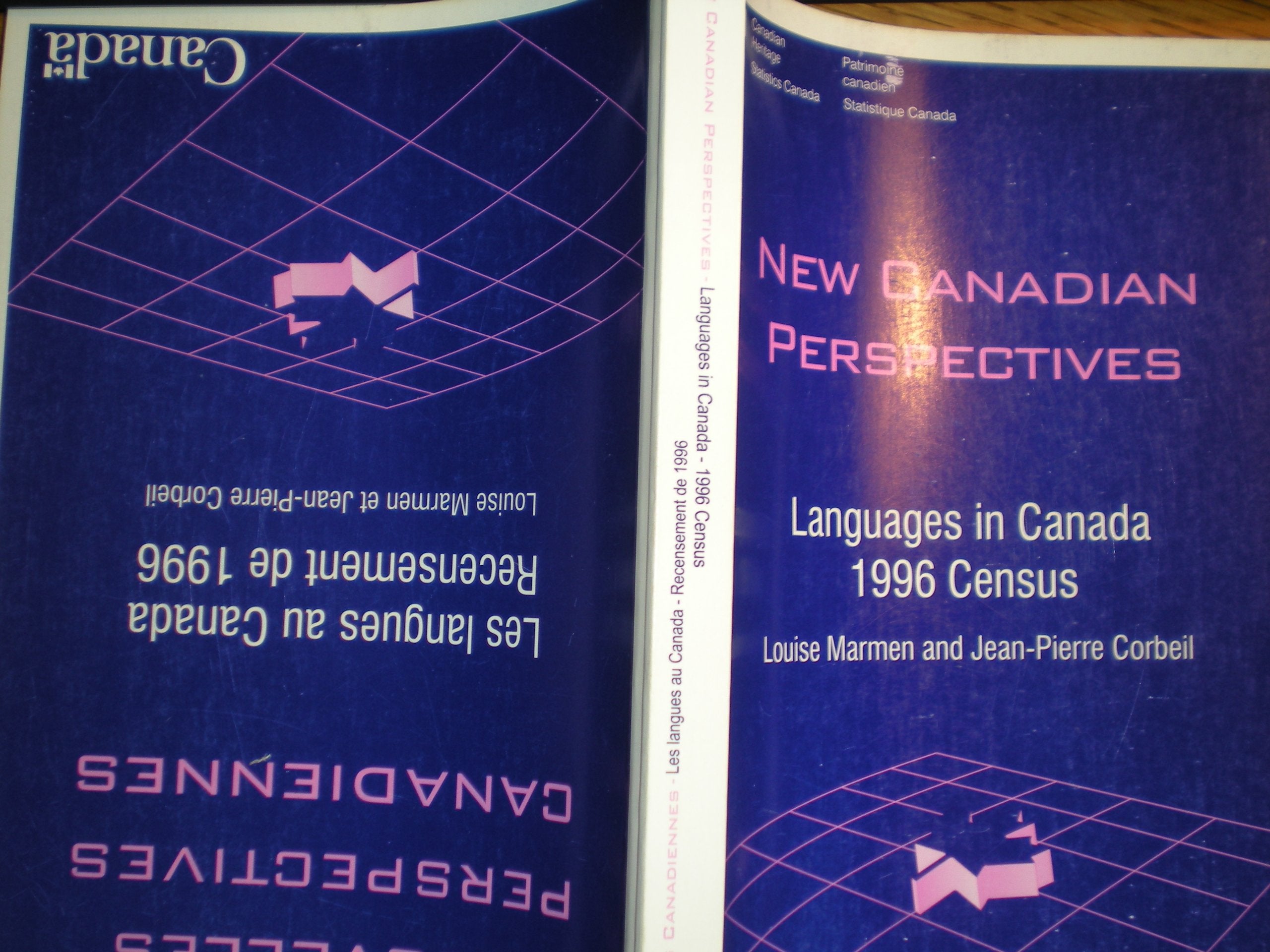 Languages in Canada 1996 census (New Canadian perspectives) book