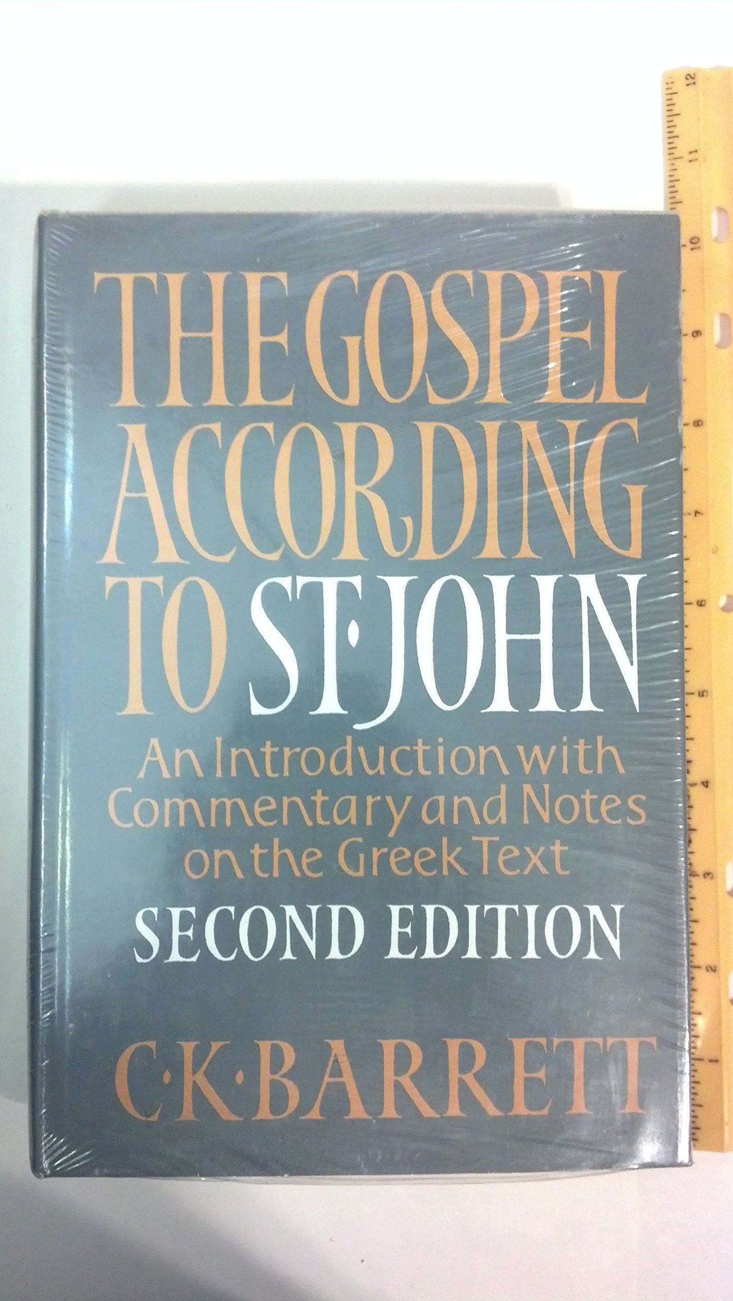 Gospel According to St. John: An Introduction With Commentary and Notes on the Greek Text book