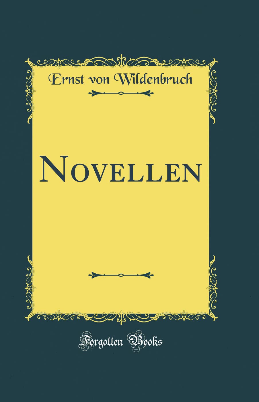 Novellen (Classic Reprint) Film, Art & Culture