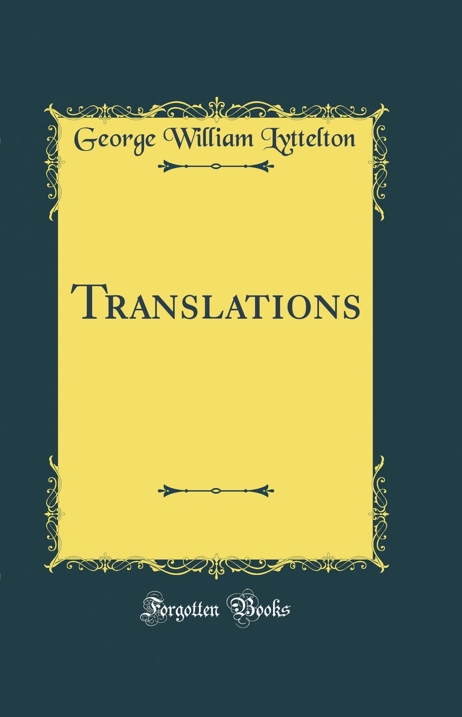Translations (Classic Reprint) Poetry