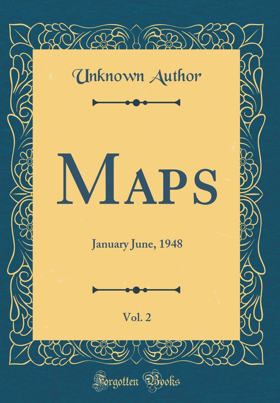 Maps, Vol. 2: January June, 1948 (Classic Reprint) Reference Books