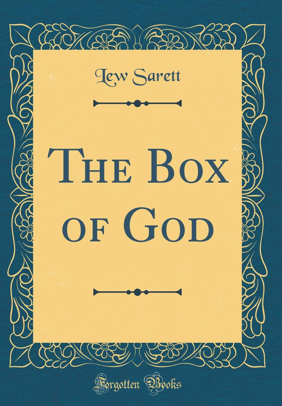The Box of God (Classic Reprint) Poetry