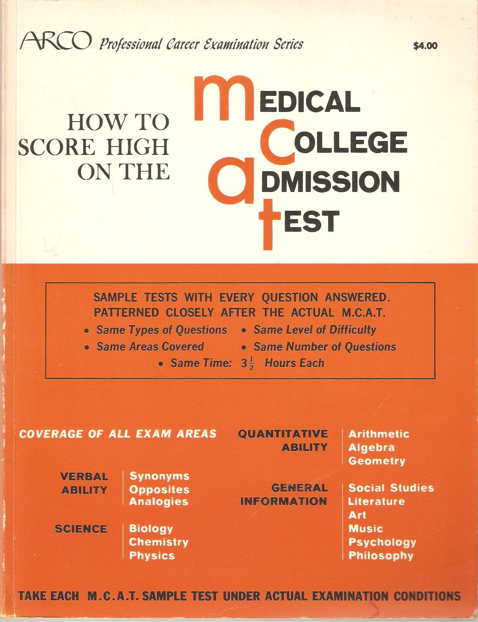 Medical college admission test;: The complete study guide for scoring high Books