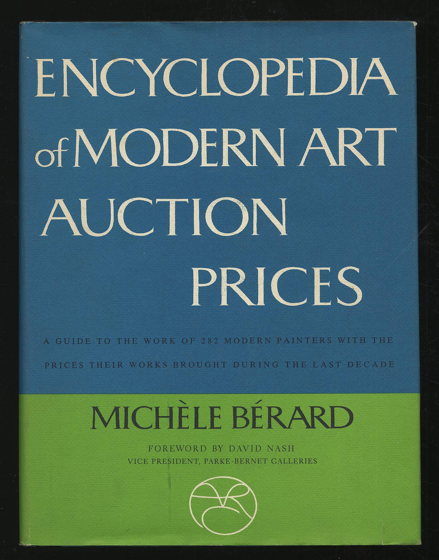 ENCYCLOPEDIA OF MODERN ART AUCTION PRICES Books