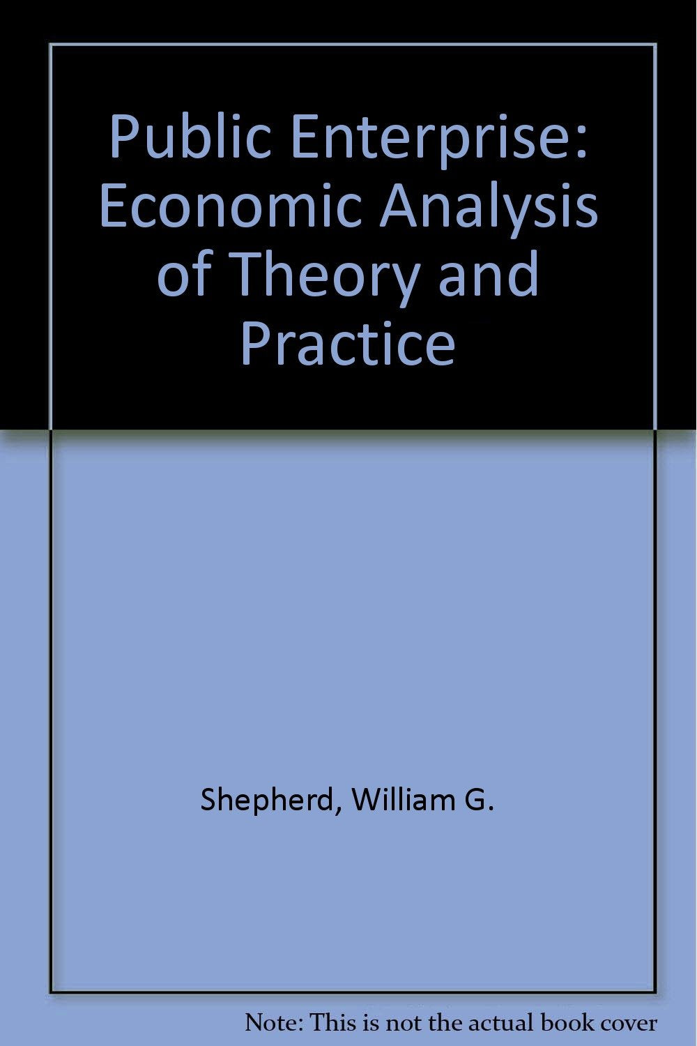 Public Enterprise: Economic Analysis of Theory and Practice Social Sciences