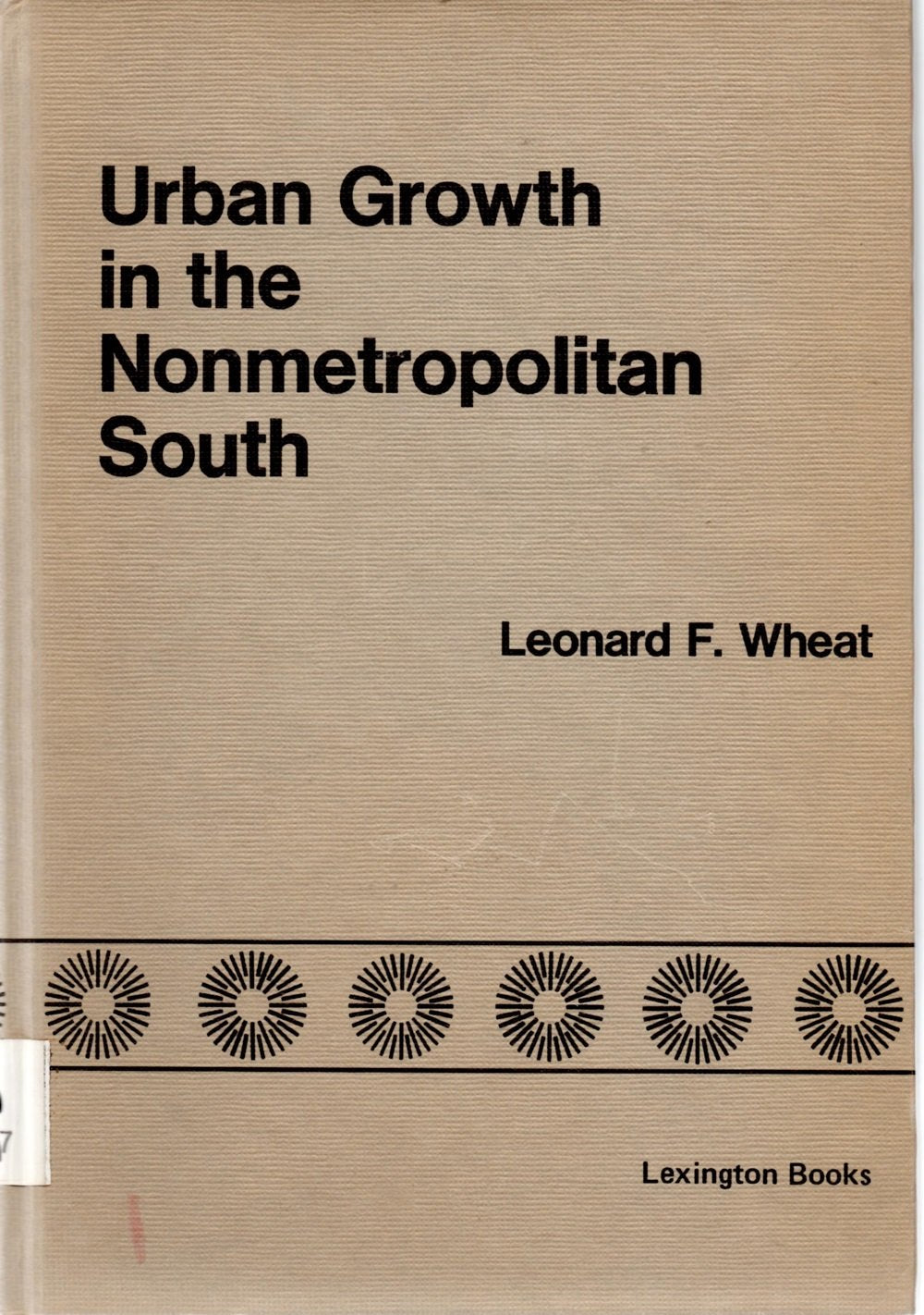 Urban Growth in the Non-metropolitan South Social Sciences