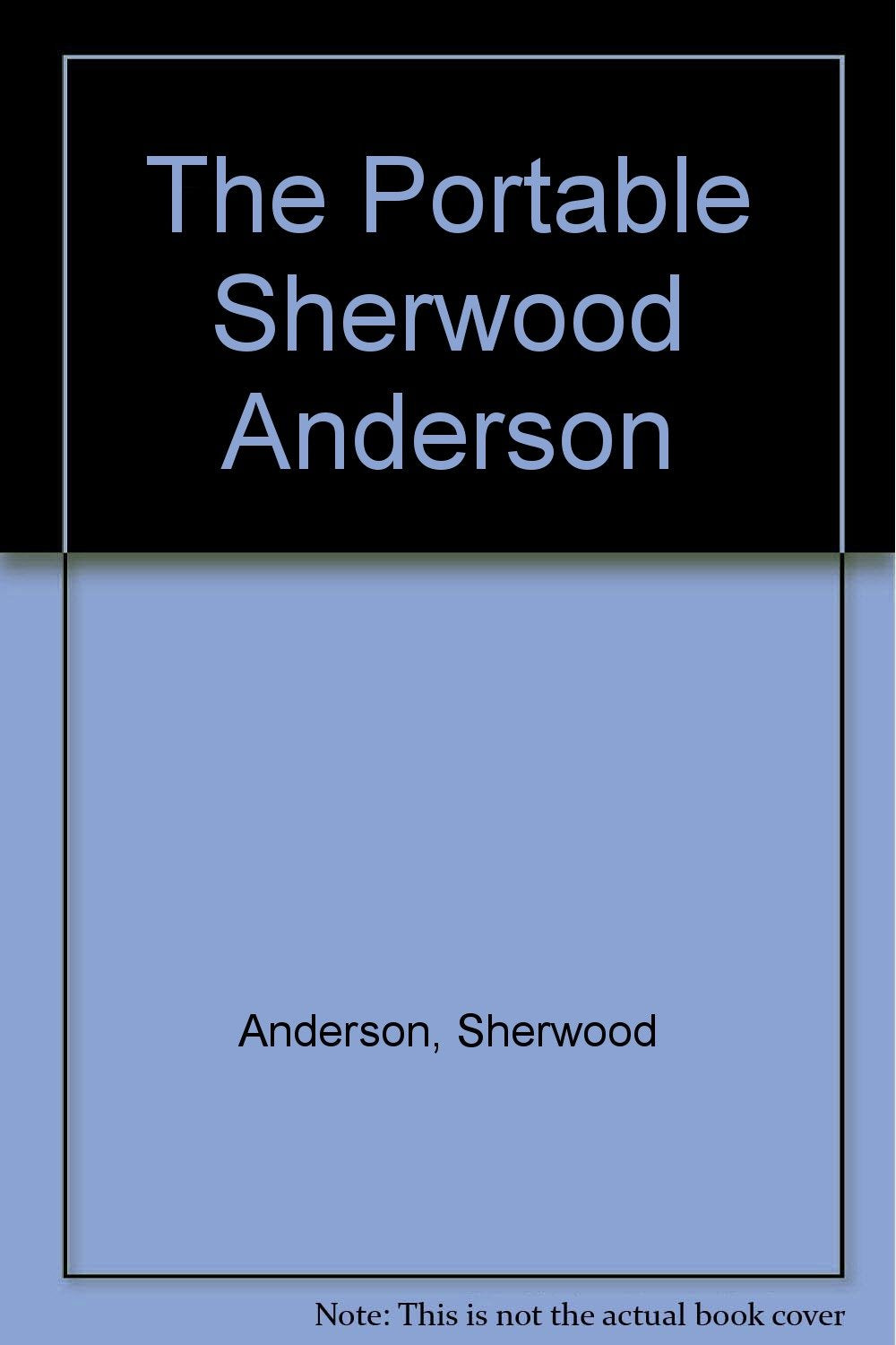 Sherwood Anderson Books