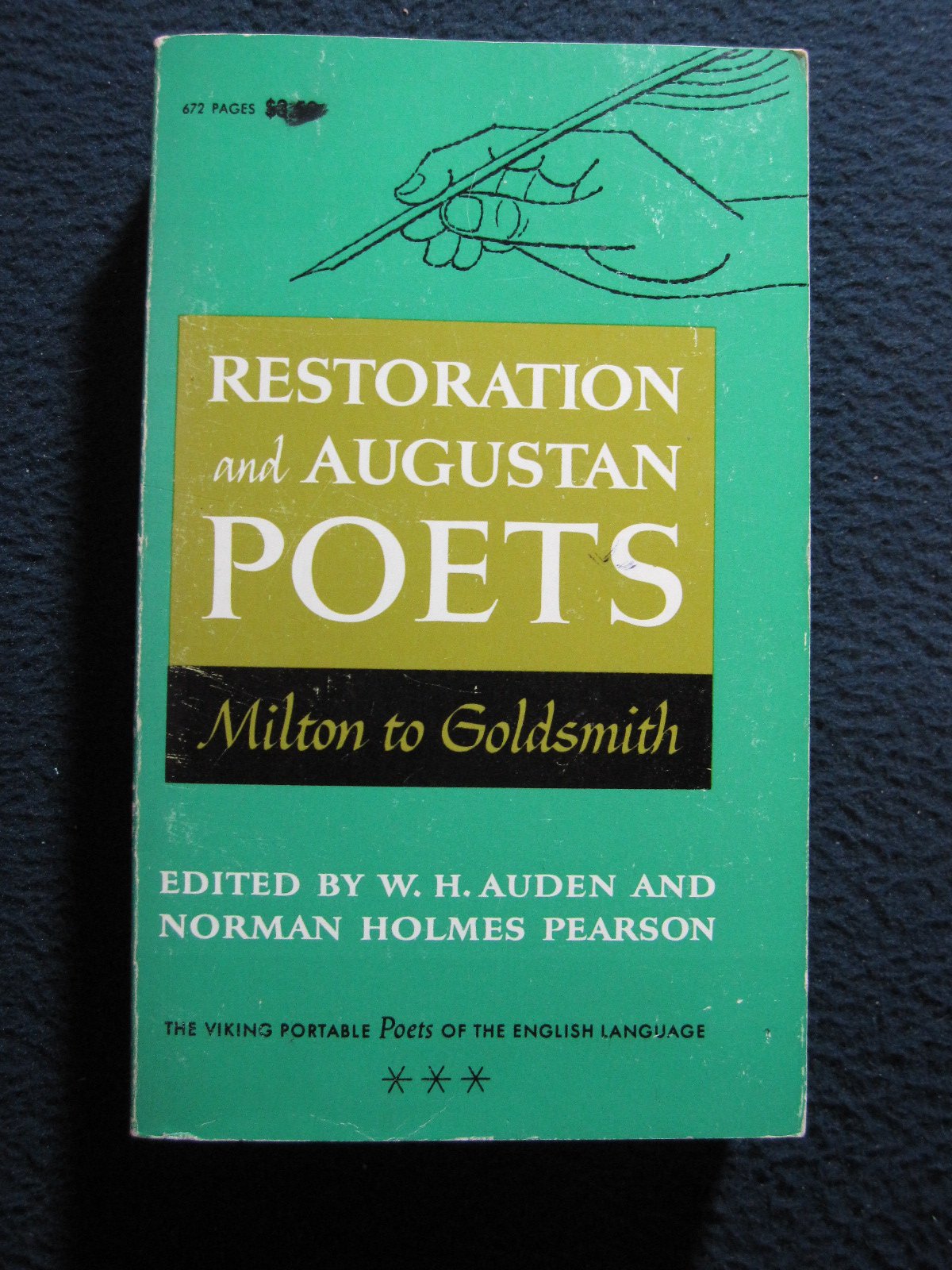 Poets of the English Language: Restoration book