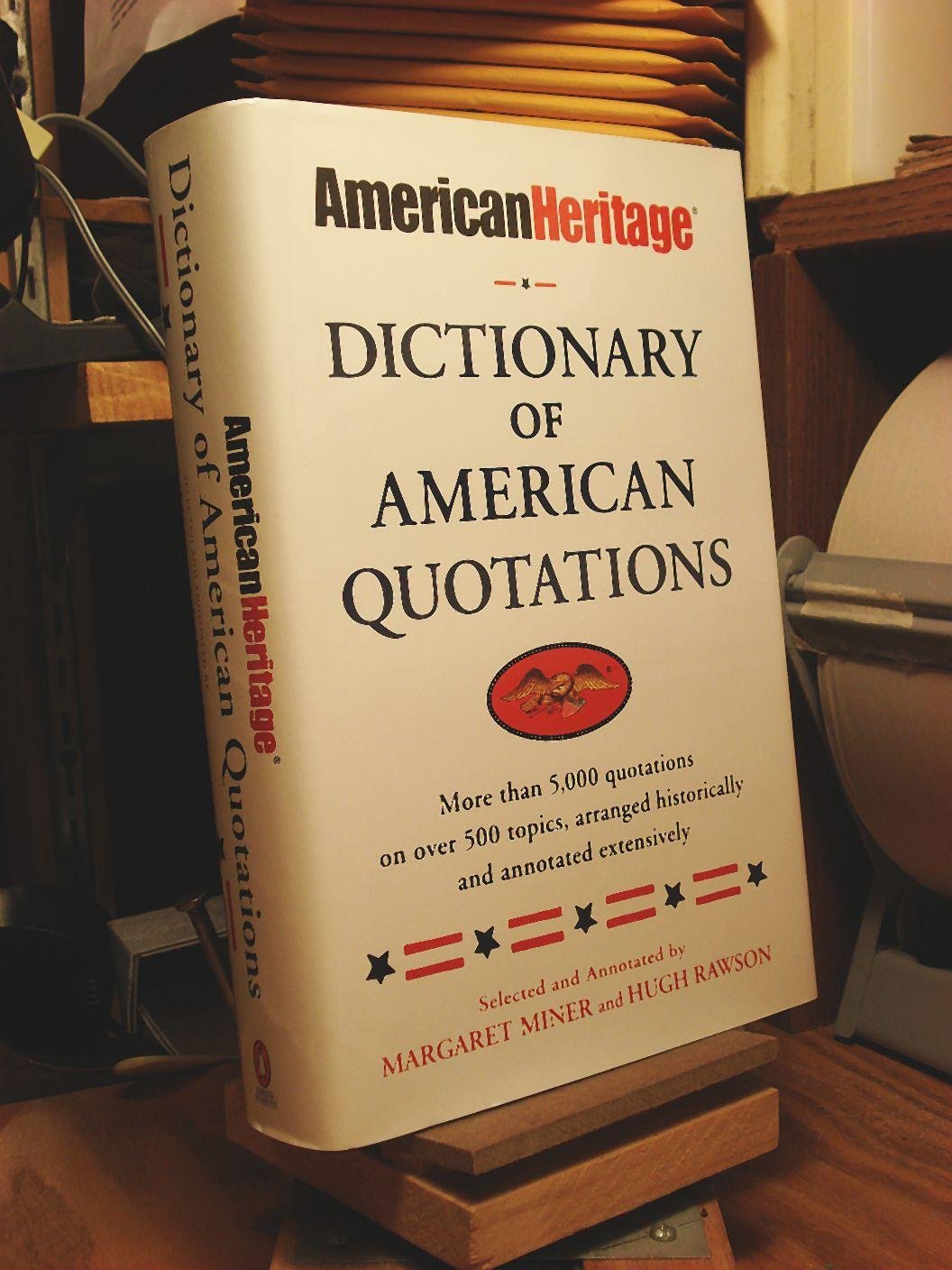 American Heritage Dictionary of American Quotations book