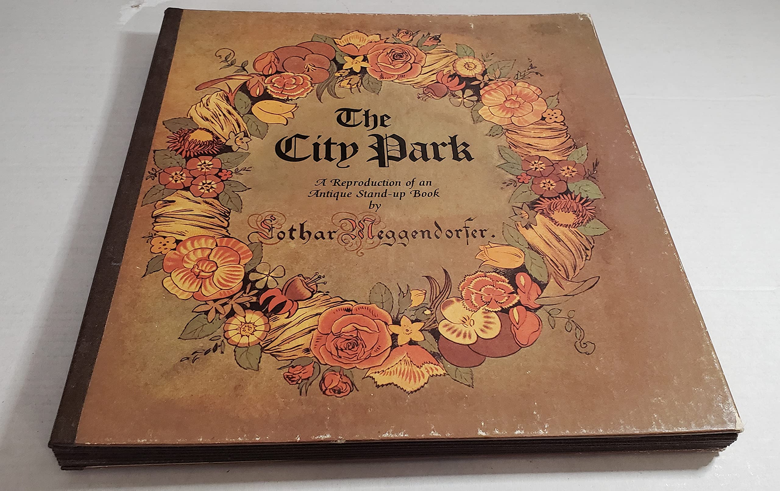 The City Park: A Reproduction of an Antique Stand-Up Book Books