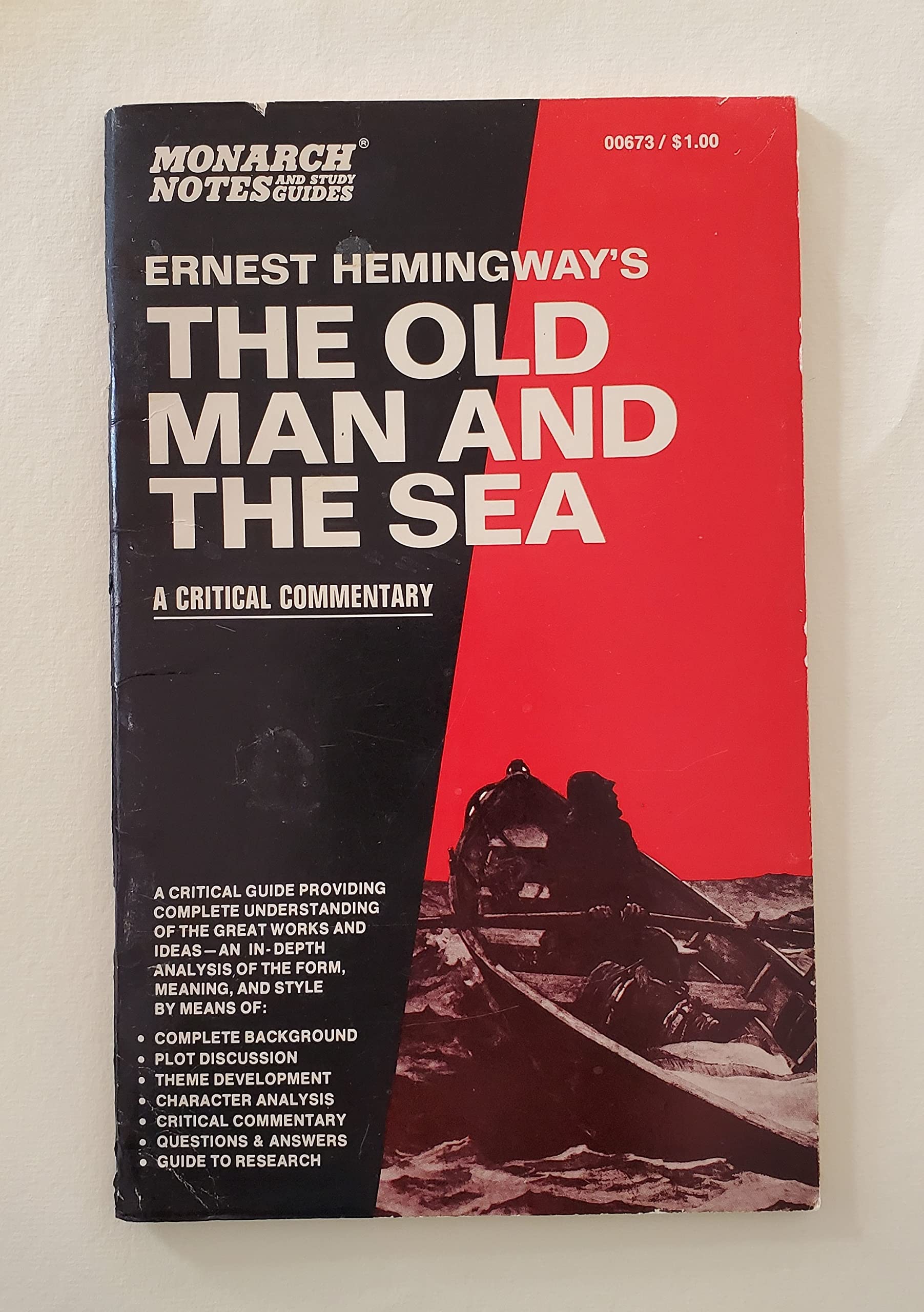 Ernest Hemingway's the Old Man and the Sea: A Critical Commentary (Monarch notes & study guides) Contemporary literature
