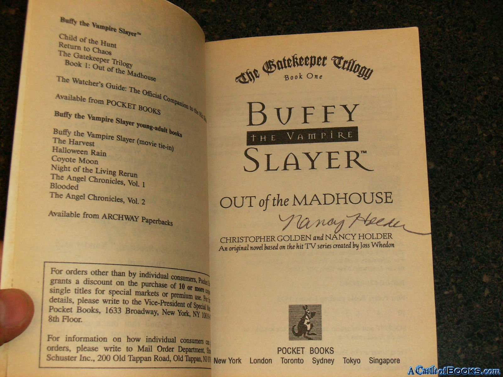 Out of the Madhouse: Buffy the Vampire Slayer book
