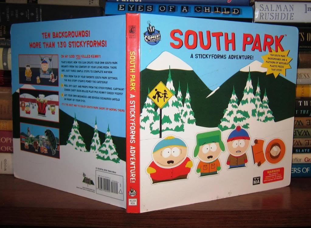 SOUTH PARK: A STICKYFORMS ADVENTURE: (4/C HARDCOVER): Ten South Park backgrounds and a plethora of moveable plastic pieces that stick Contemporary literature