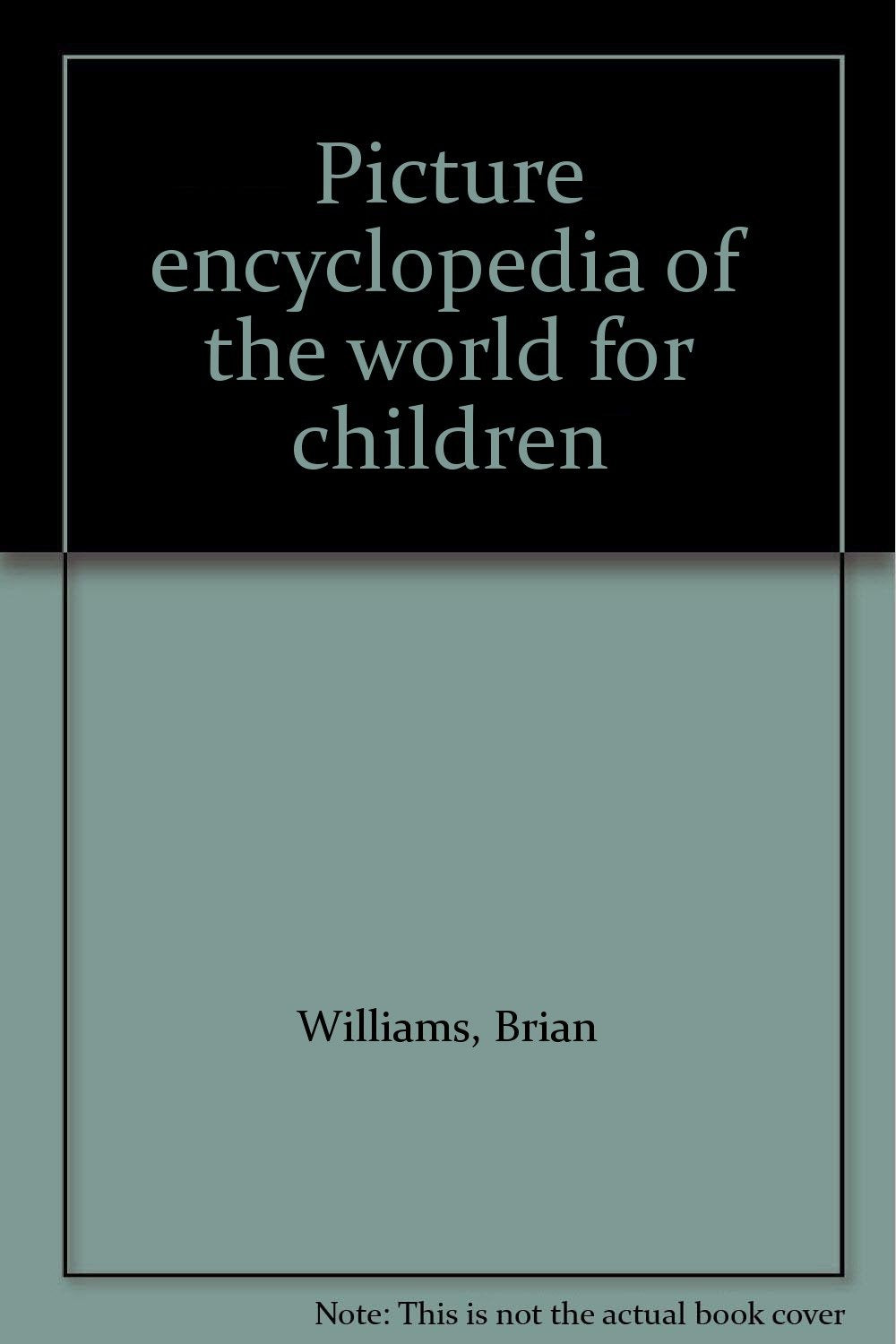 Picture encyclopedia of the world for children book