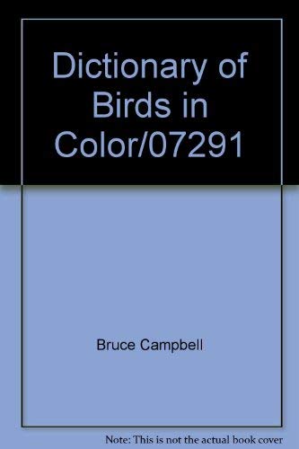 Dictionary of Birds in Color/07291 Books