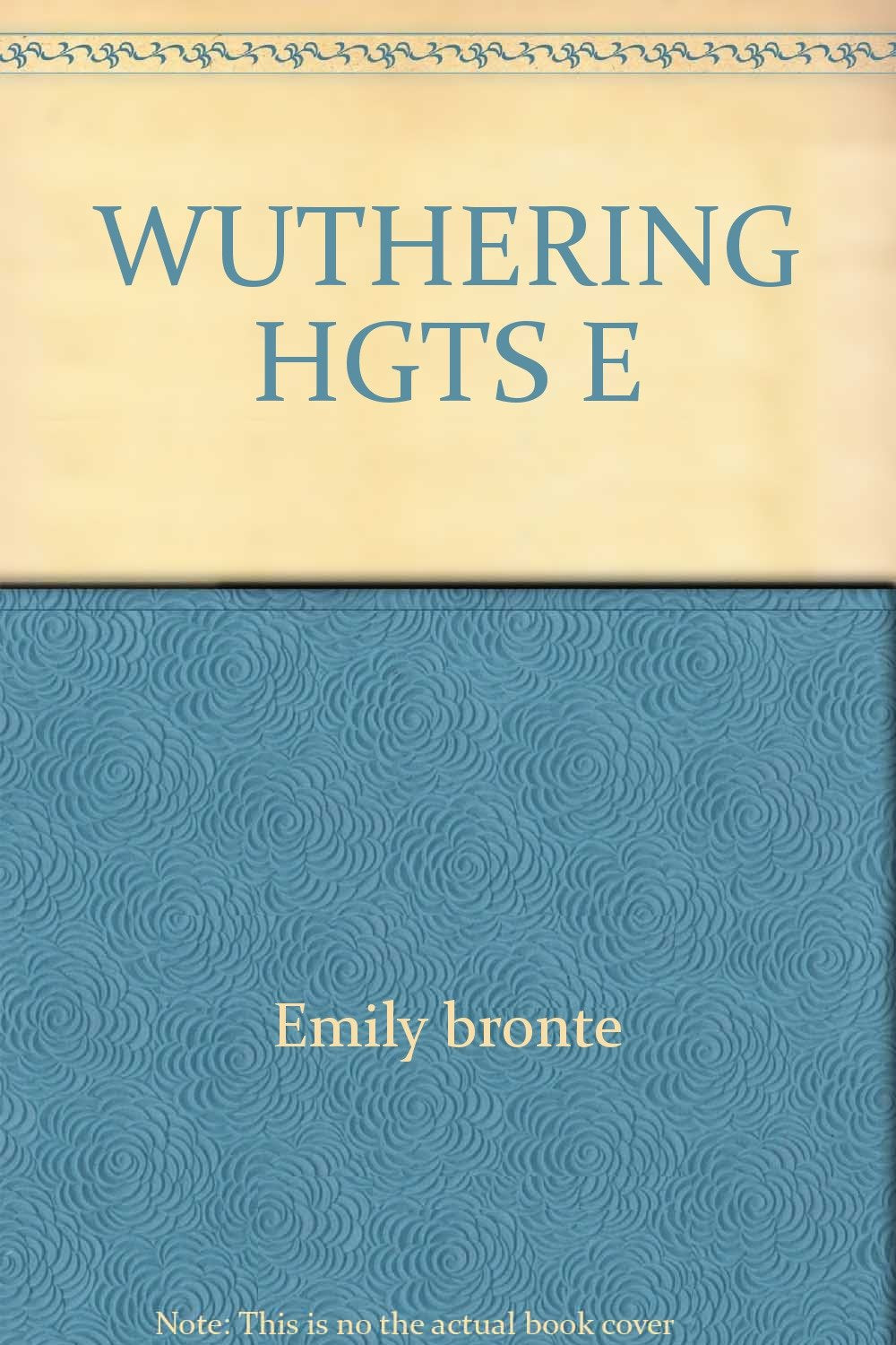 WUTHERING HGTS E Books