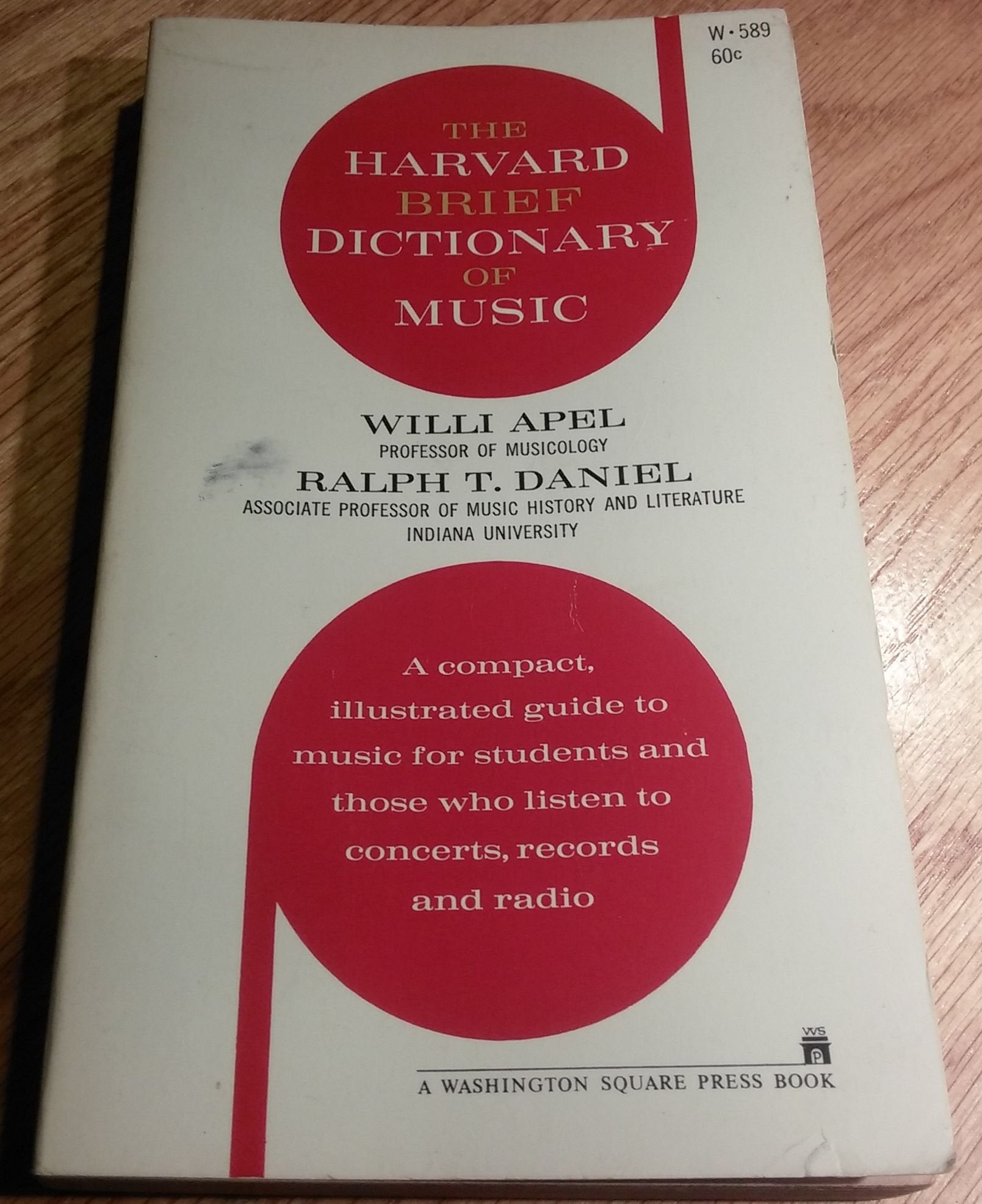 The Harvard Brief Dictionary of Music Reference Books