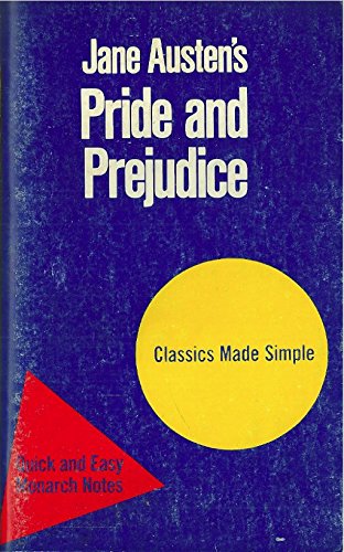 Product Image: Monarch Notes on Austen's Pride and Prejudice (Monarch's Quick and Easy Notes)