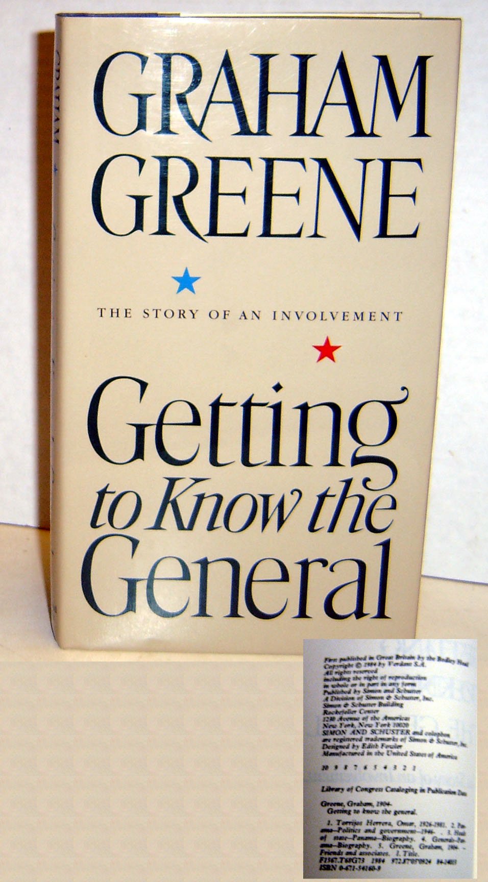 Getting to Know the General: The Story of an Involvement Essays & Short Stories