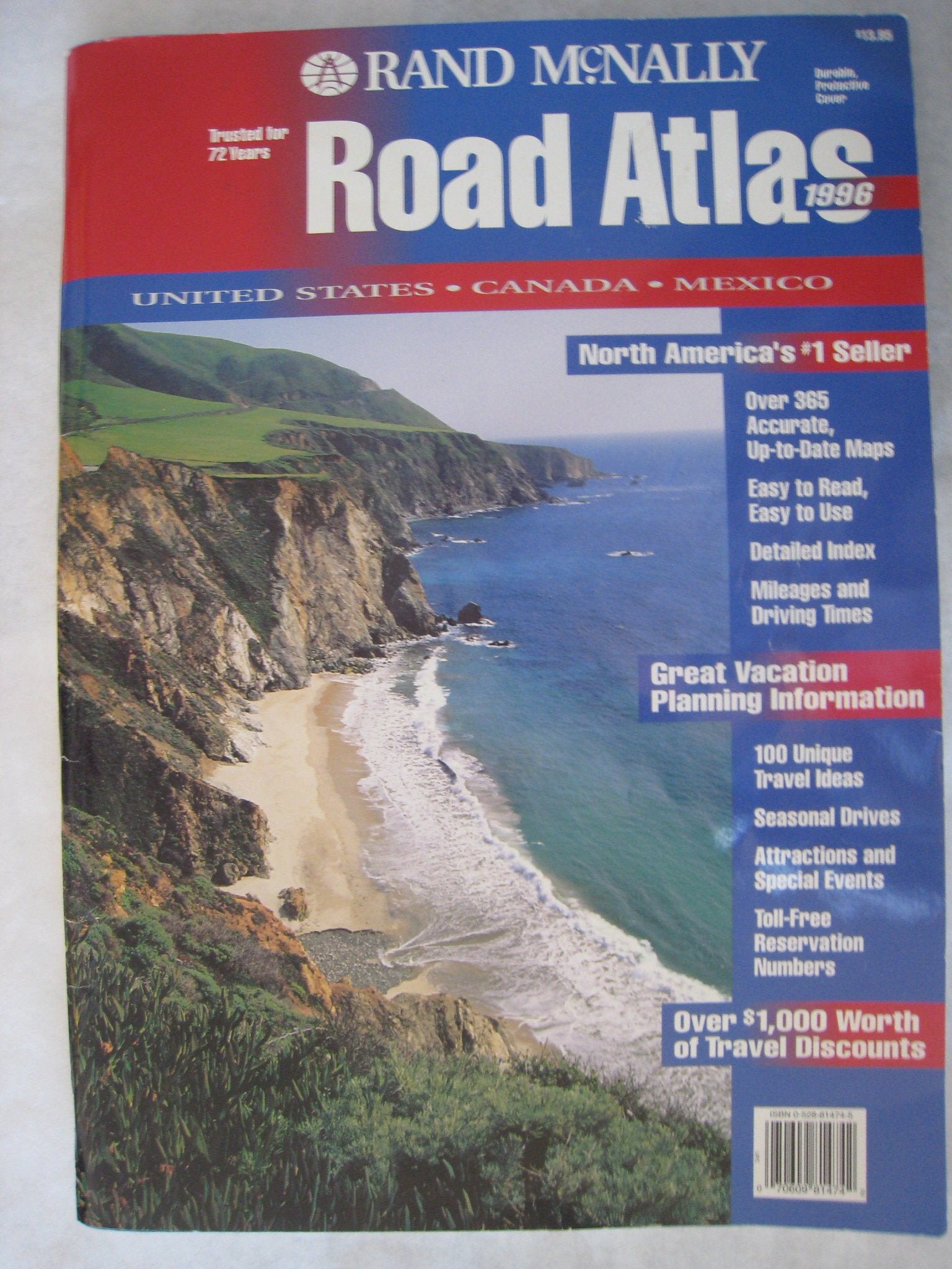 1996 Road Atlas: United States Canada Mexico (Gousha New Deluxe) Leisure, Home & Garden